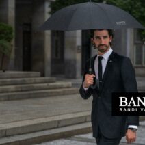 Čierne pánske dáždniky BANDI vás ochránia pred akoukoľvek neprizňou počasia